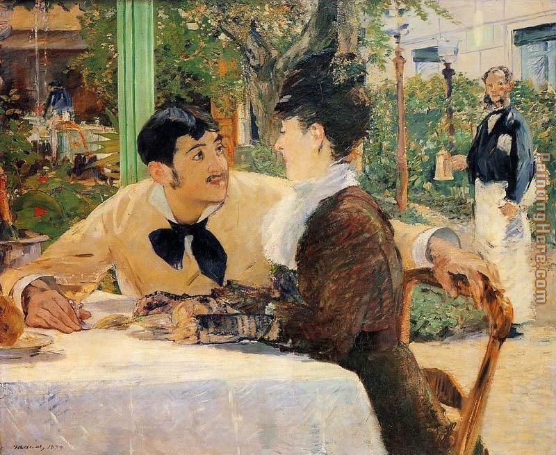 Edouard Manet Chez Le Pere Lathuile